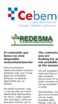Mobile Screenshot of machaca.cebem.org