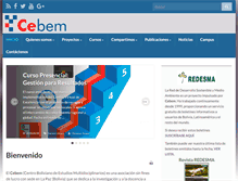 Tablet Screenshot of cebem.org